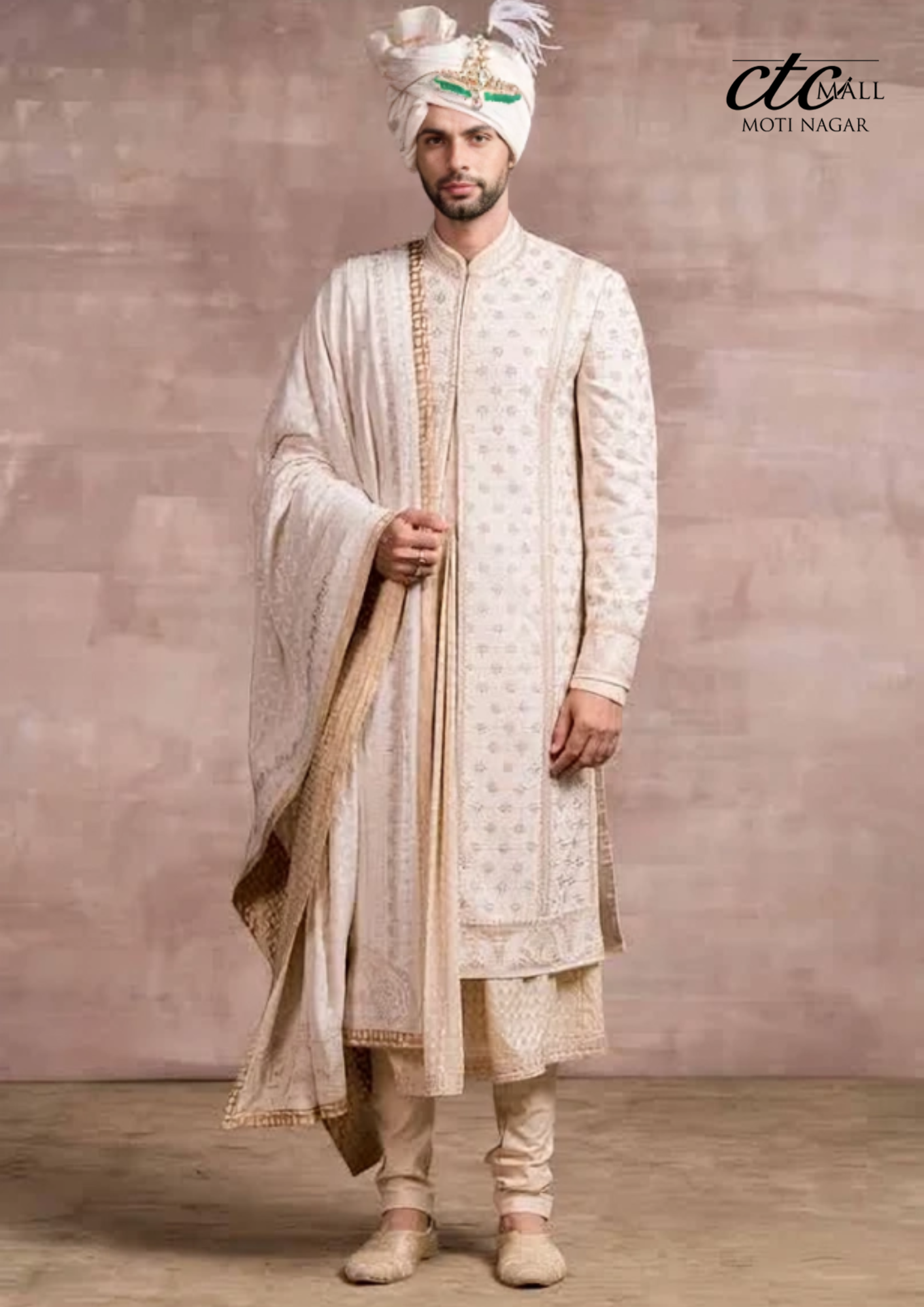 Chikankari Sherwani